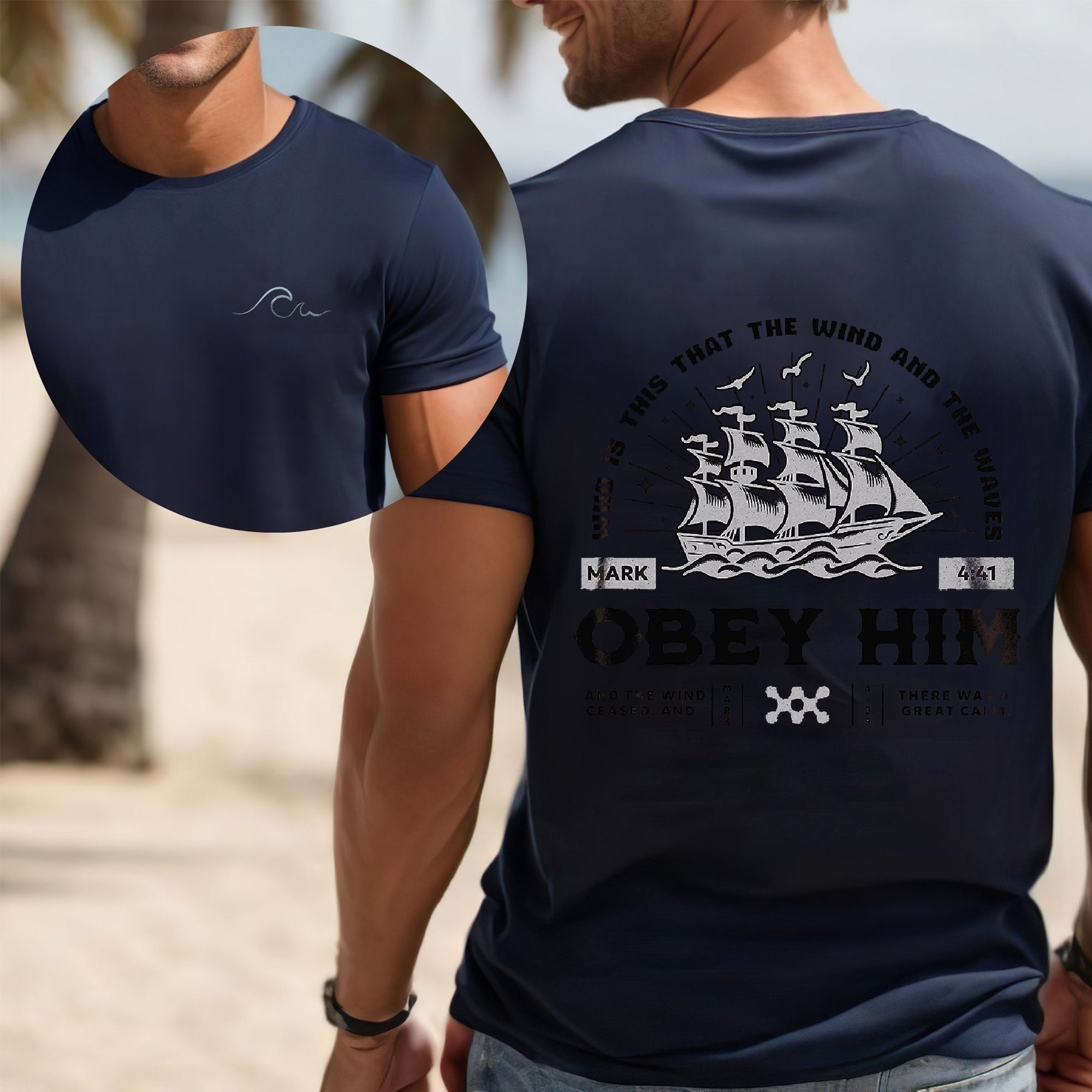 Mens Christian Shirt Christianity Gift for Him, Bible Verse Shirt Christian Clothing,Father's Day Gift, TShirt Religious Faithful Gifts for Dad Religious Shirt